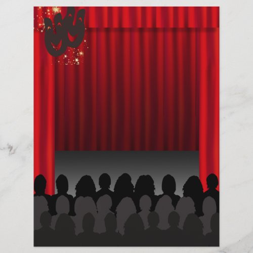 Theatre Stage Performance Scrapbooking Craft Paper