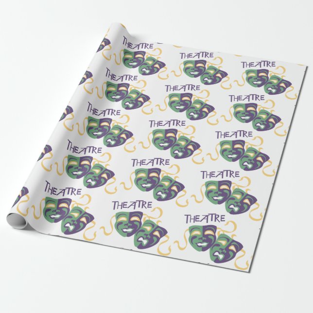 Theatre Wrapping Paper (Unrolled)