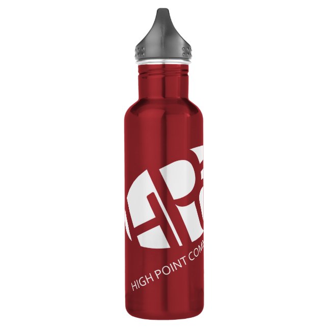 #THEATRESTRONG White ink Stainless Steel Water Bottle (Left)