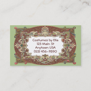 Theatrical and Ornate Business Cards