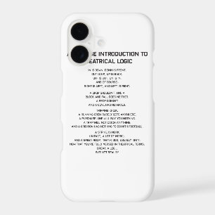 Theatrical Logic Funny Broadway Musical Theater iPhone 17 Case
