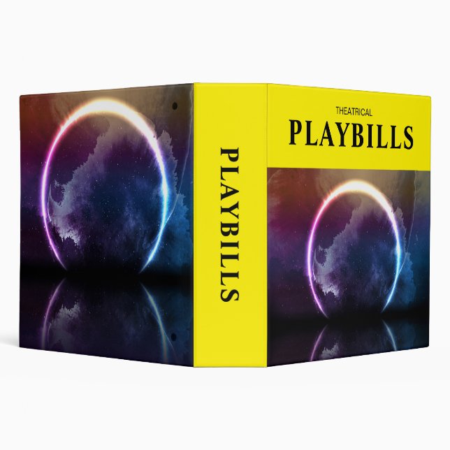 Theatrical Playbills Binder (Background)