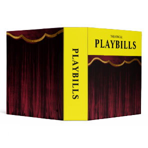 Theatrical Playbills Binder