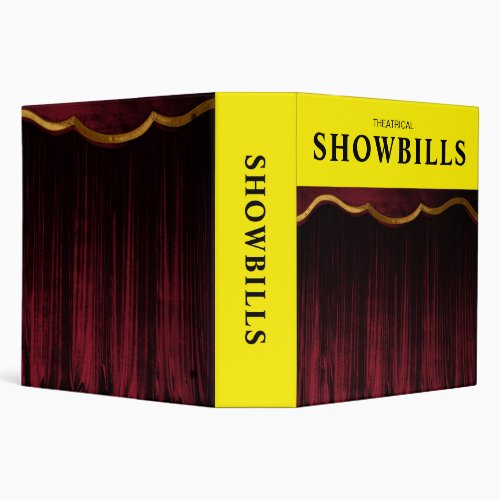 Theatrical Playbills Large Binder