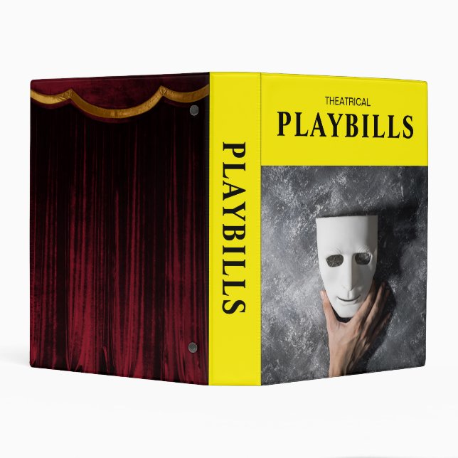 Theatrical Playbills Mini Binder (Background)