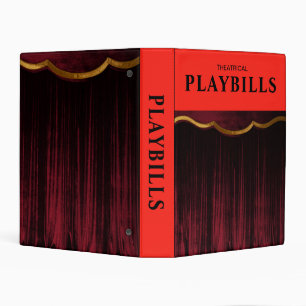 Theatrical Playbills Mini Binder