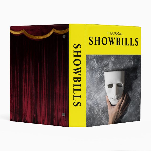 Theatrical Showbills Programs Mini Binder (Background)