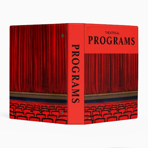 Theatrical Showbills Programs Mini Binder