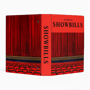 Theatrical Showbills Programs Mini Binder