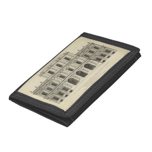 Theatrical Style Façade by Colen Campbell Trifold Wallet