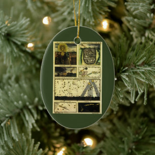 Theatrum Cometicum Comets by Stanislaw Lubieniecki Ceramic Ornament