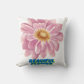 thebeautifulflowerpillow throw pillow