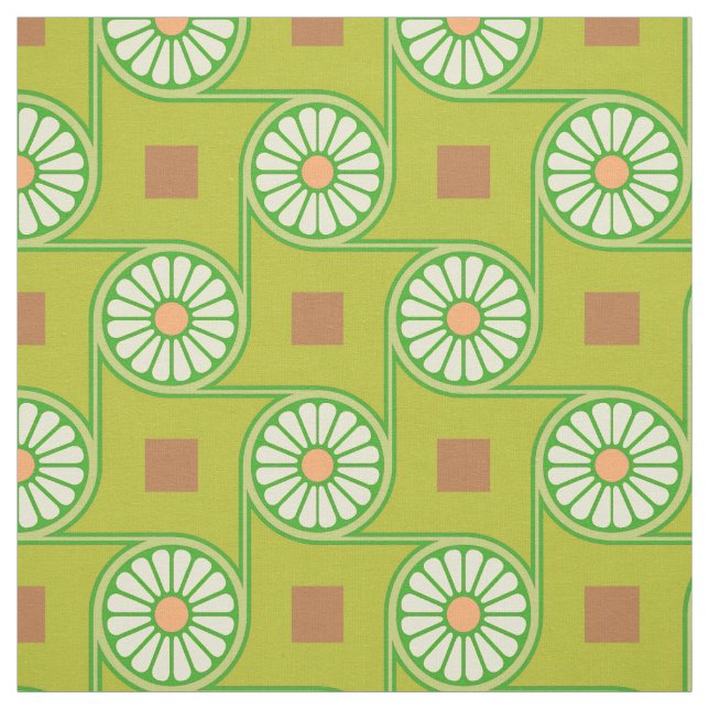 Thebes Green Fabric (Swatch)