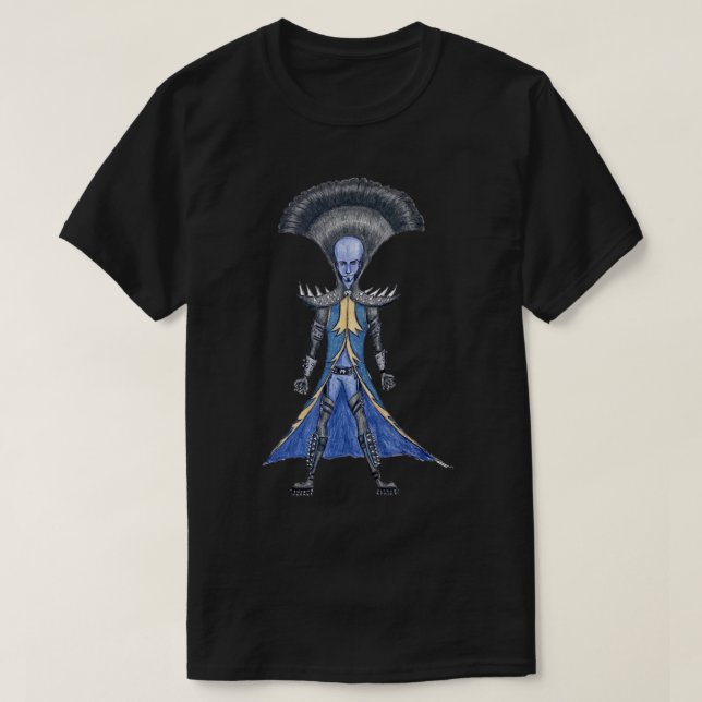 TheBlackMamba(Megamind) T-Shirt (Design Front)