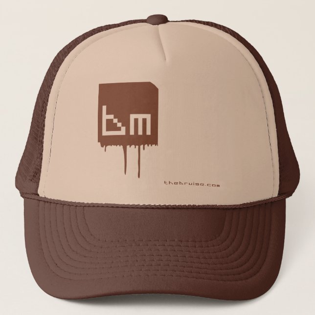 thebruise.com_LOGO_brown Trucker Hat (Front)