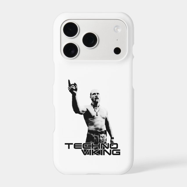 thechno viking  iPhone case (Back)