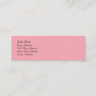 TheColorWheel Light Pink 1 Skinny Profile Card