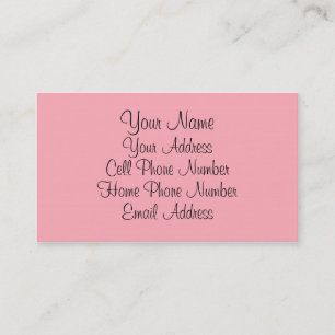 TheColorWheel Light Pink 1 Standard Business Card