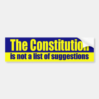 theConstitution Bumper Sticker