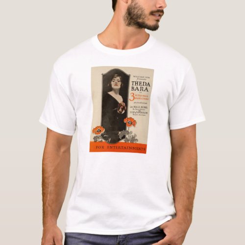 Theda Bara 1919 movie advertisements T_shirt