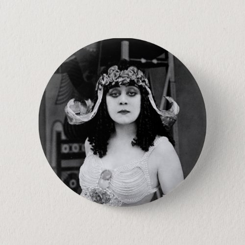 Theda Bara as Cleopatra Button