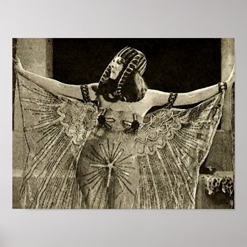 Theda Bara as Cleopatra Vintage Movie Poster