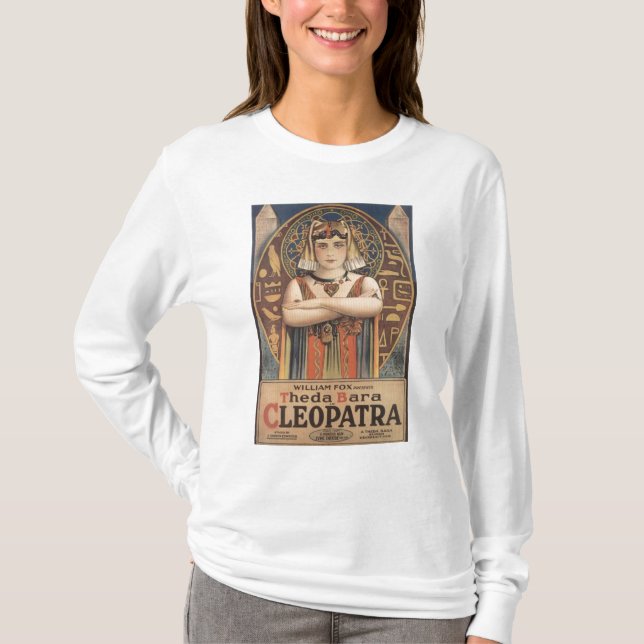 Theda Bara Cleopatra 1917 vintage advertising T-Shirt (Front)