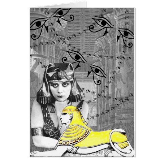 Theda Bara Collage Design Cards (Front)
