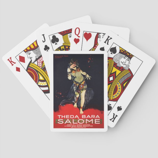 Theda Bara in Salome Poker Cards (Back)