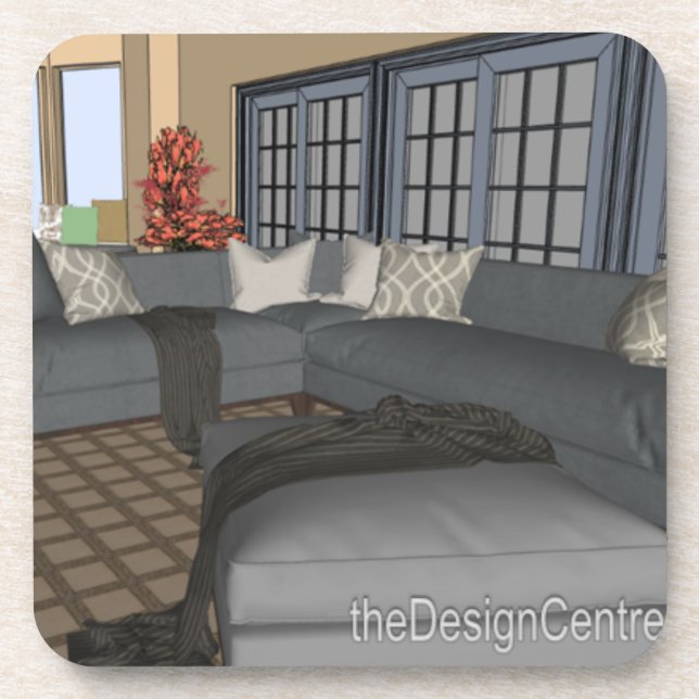 theDesignCentre décor art  Beverage Coaster (Front)