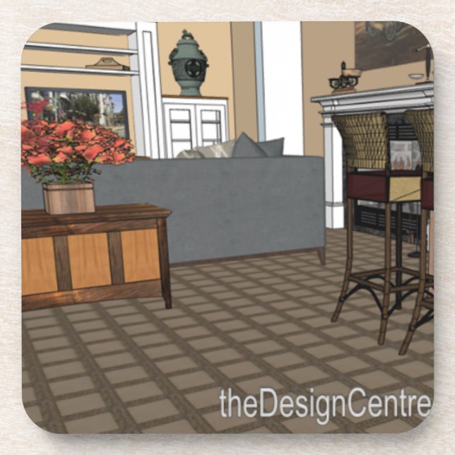 theDesignCentre decor art  Beverage Coaster (Front)