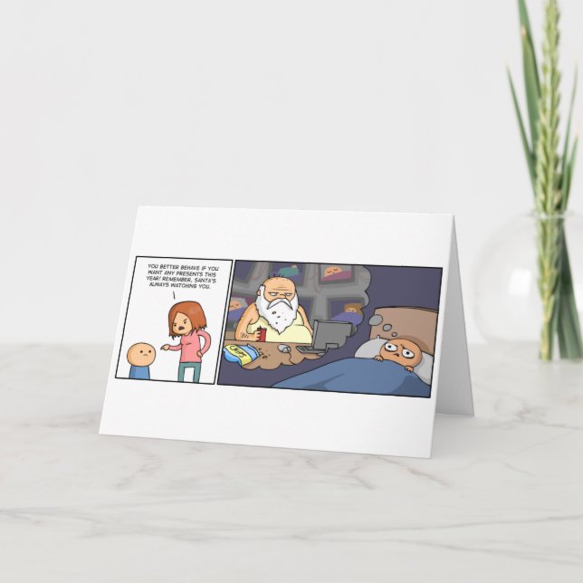 TheDreamBlock Father Christmas Holiday Card (Front)