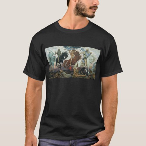 TheFour Horsemen of Apocalypse by Viktor Vasnetsov T_Shirt