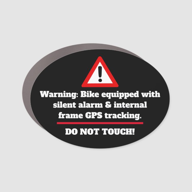 Theft prevention bike magnet (Front)