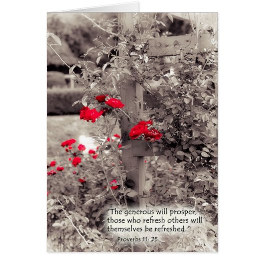 ThegenerouswillprosperZazzle Cards (Front)
