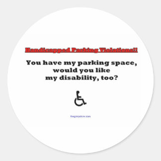 thegimpstore.com classic round sticker