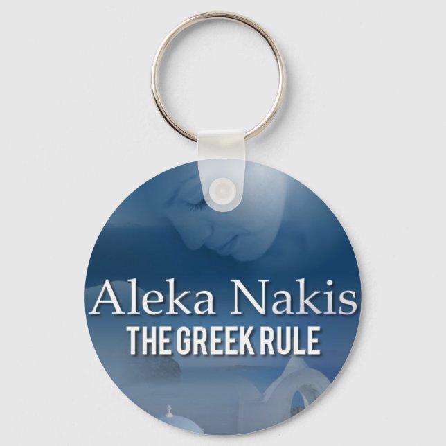 TheGreekRule - Customized Keychain (Front)