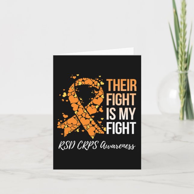 Their Fight Is My Fight RSD CRPS Awareness  Card (Front)
