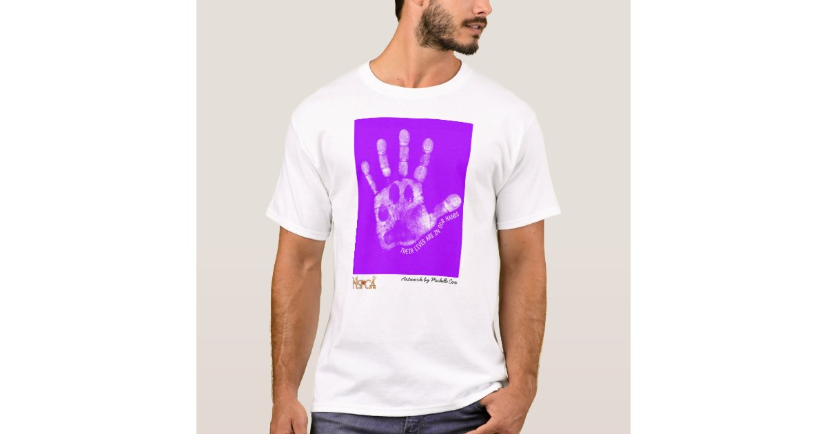 Their Lives Are In Our Hands By Michelle Cox T Shirt Zazzle Com