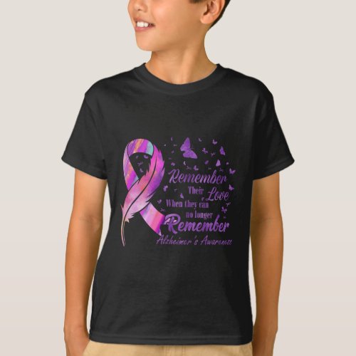 Their Love Alzheimerheimers Awareness  T_Shirt