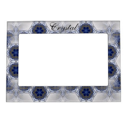 Their Name Custom Crystal Message Lapiz Lazuli Magnetic Frame