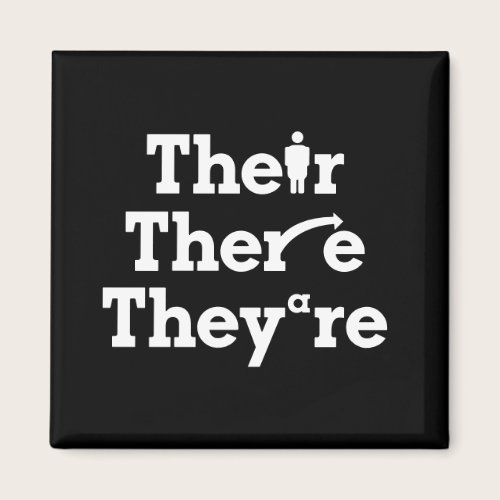 "Their, there, they're"  Magnet
