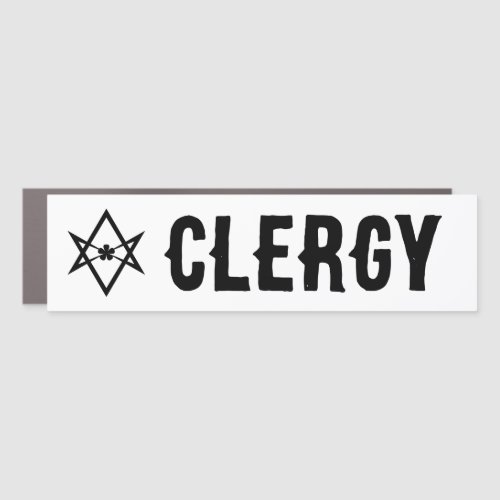 Thelemic Clergy Bumper Sticker Car Magnet