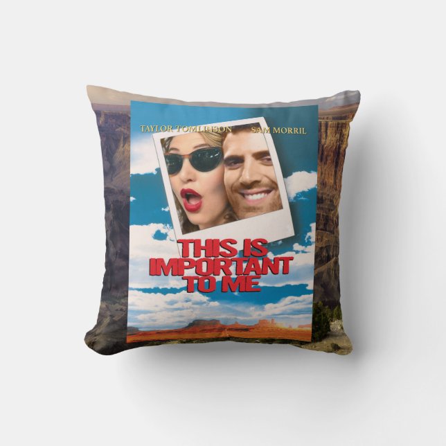 Thelma and Louise - This is Important to me - Throw Pillow (Front)