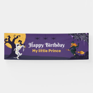 Theme Personalized Happy Birthday Party Banner