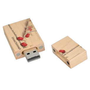Themed Wood USB Flash Drive