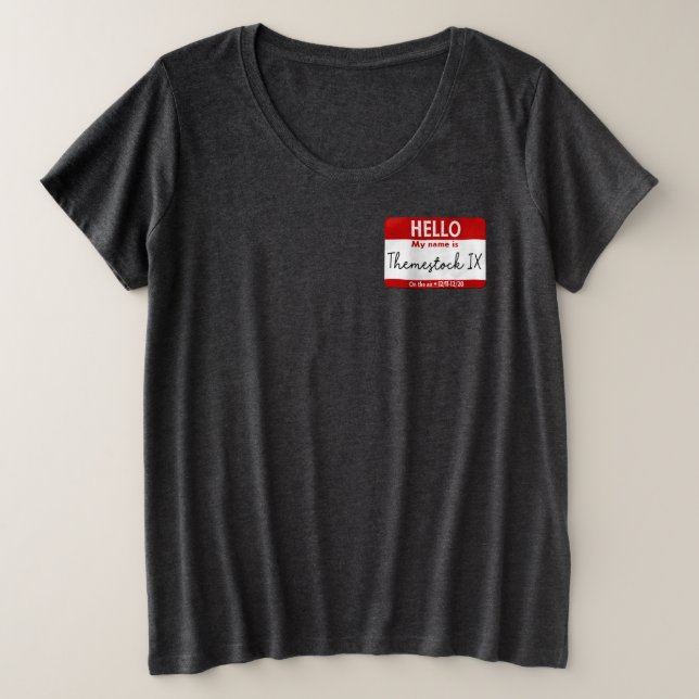 Themestock IX Plus-Size T-shirt (Design Front)