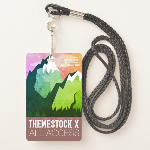 Themestock X Backstage Pass Badge