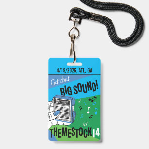 Themestock XIV "Backstage" Pass Badge
