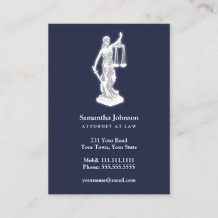 Themis   Attorney At Law Midnight Blue Business Card